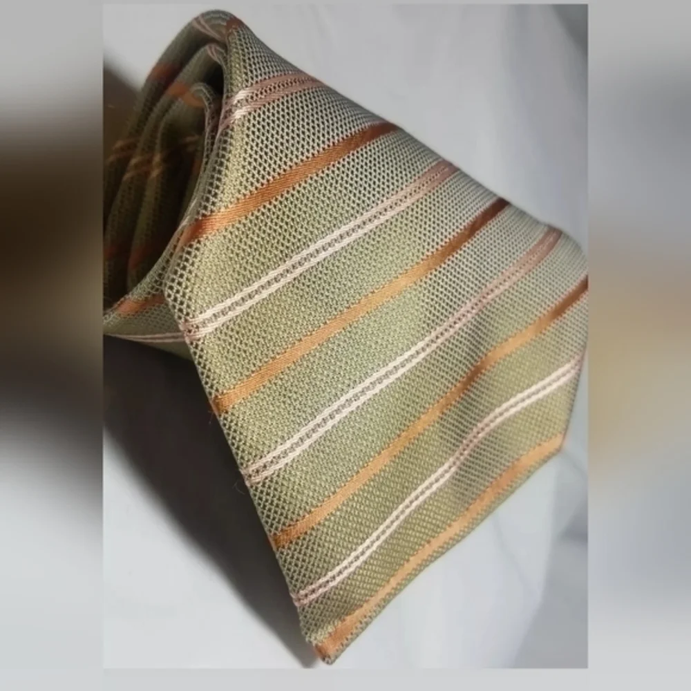 Vintage Silk Thread Striped Tie - Picture 1 of 6